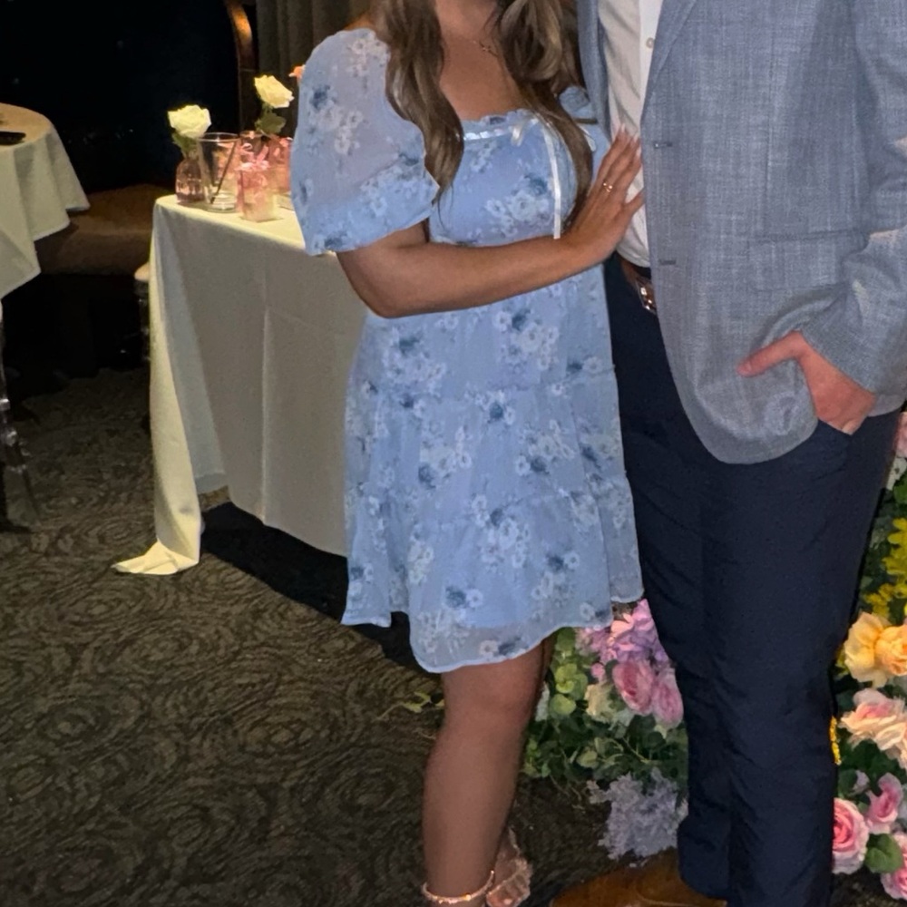 Blue dress